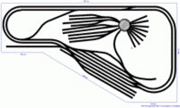 Roco H0 Geo-Line Gleisplan 420 X 240 cm